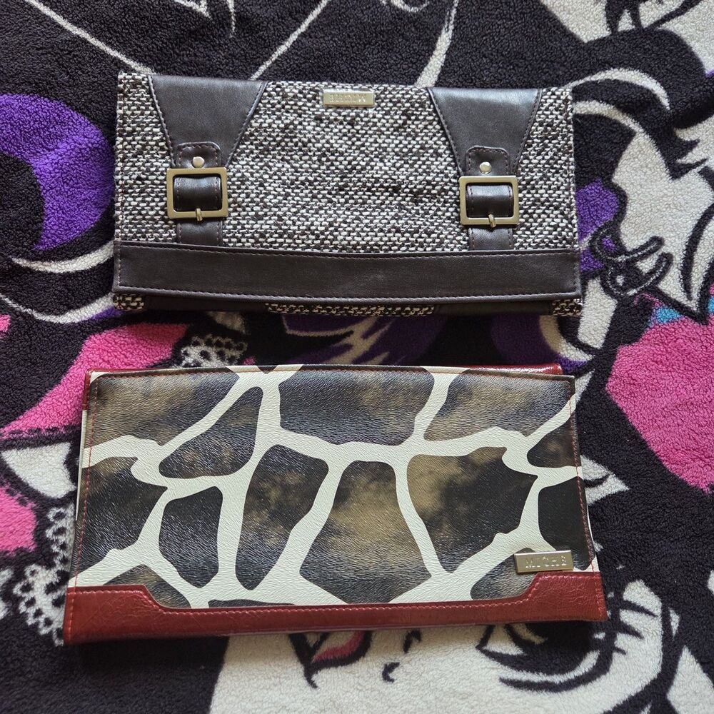 Lot of 2 Miche Classic Shells Roxanne Tweed Jayma Giraffe Print Covers